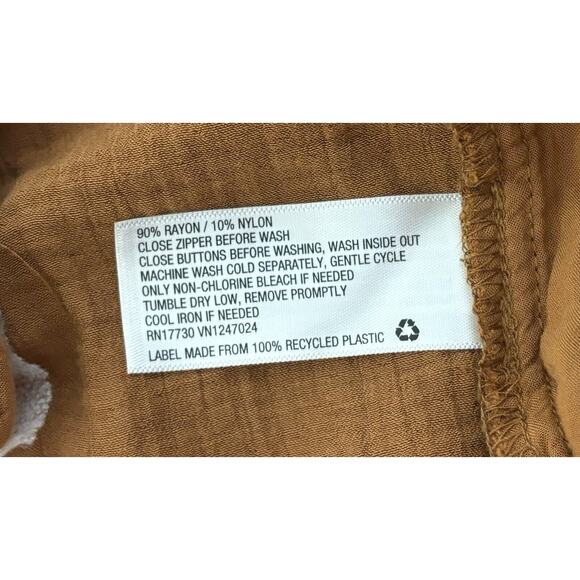 A New Day Women's Pants Pleated Crepe High Rise Wide Leg Trouser Size 16 Career - Picture 7 of 12